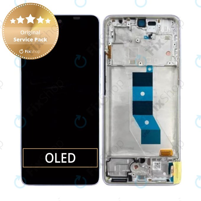 LCD Display Assembly για Xiaomi Poco M7 Pro 5G | 5600080O17P00 | Purple | Genuine Service Pack