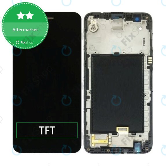 Συγκρότημα οθόνης για LG K10, M250N (2017), Μαύρο, Black, Aftermarket