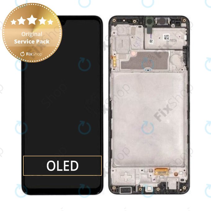 LCD Display Assembly για Samsung A22 A225F | Μαύρο, Black | Service Pack