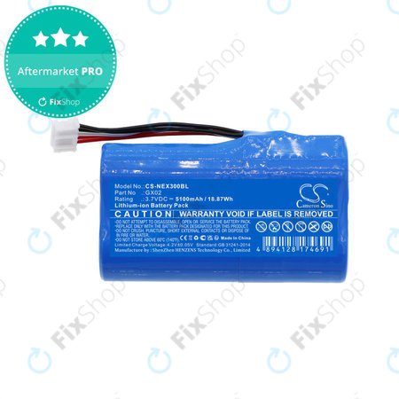 Μπαταρία για NEXGO N3, N5, 5100mAh, Li-Ion, 3.7V, GX02, HQ