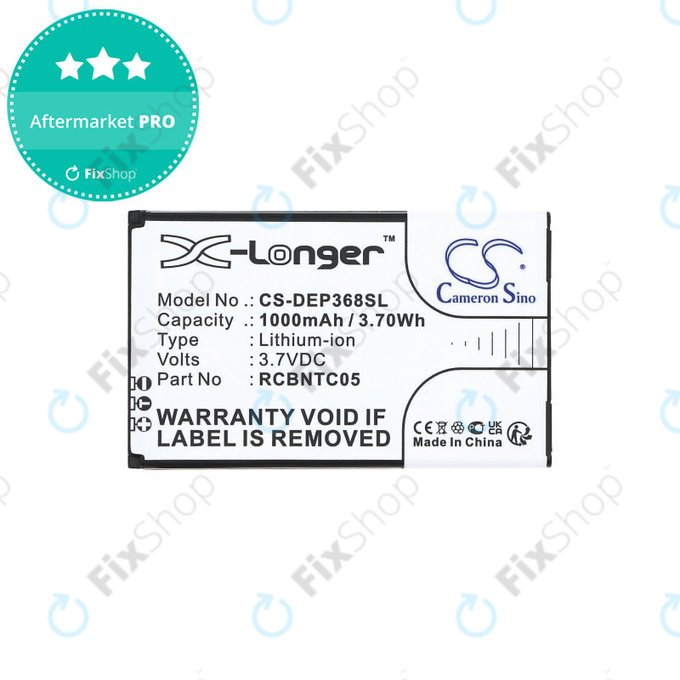 Μπαταρία για Doro Primo 368, 1000mAh, Li-Ion, 3.7V, RCBNTC05, HQ