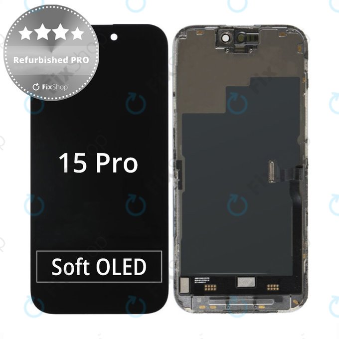 Συγκρότημα οθόνης για iPhone 15 Pro, Refurbished PRO