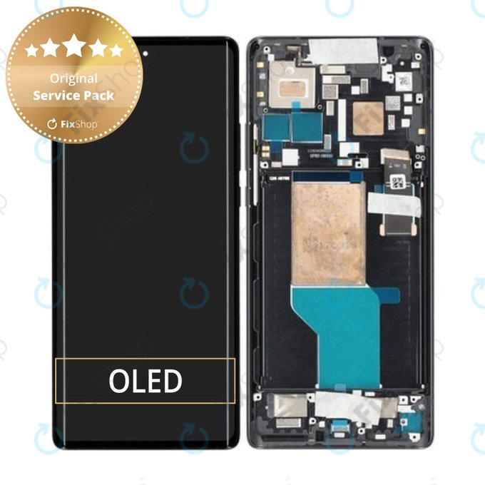 LCD Display Assembly για Motorola Edge 30 Ultra | Interstellar Black | Service Pack