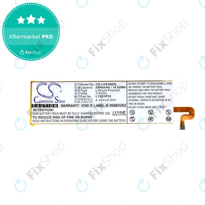 Μπαταρία για Lenovo Yoga Tab 3 Pro, X90F, L15D1P31, 3900mAh, HQ