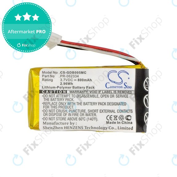 Μπαταρία για GoPro Hero +, 800mAh, Li-Polymer, 3.7V, PR-062334, HQ