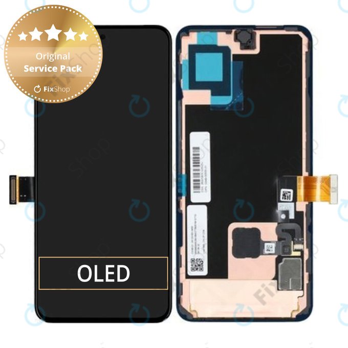 Οθόνη με οθόνη αφής για Google Pixel 8, GKWS6, G9BQD, G949-00555-01, Service Pack