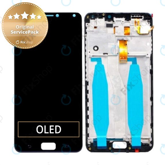 Συγκρότημα οθόνης για Asus Zenfone 4 Max, ZC554KL (X00ID), Deepsea Black, Service Pack