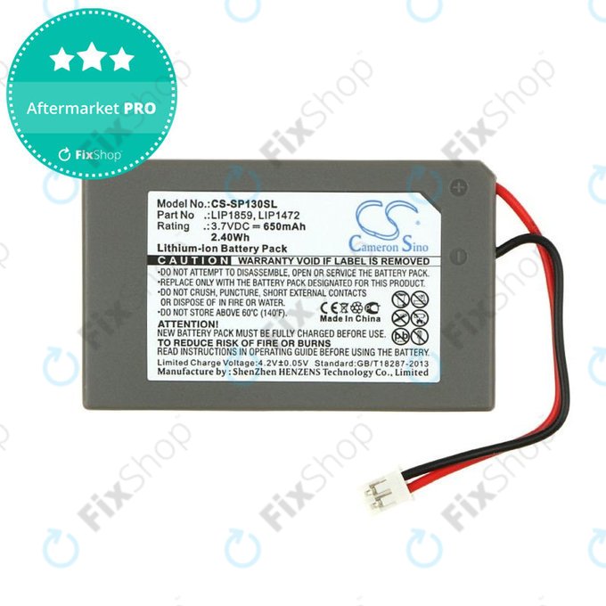 Μπαταρία για Sony PlayStation 3, 650mAh, Li-Ion, 3.7V, LIP1859, HQ
