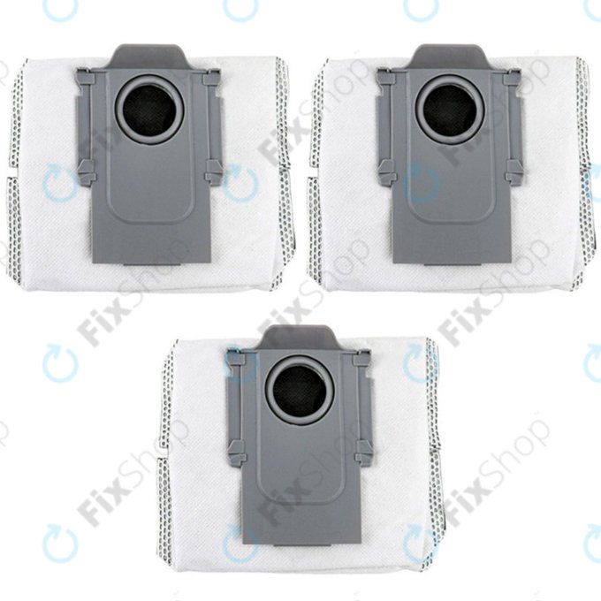 Σακούλα σκόνης, 3 τεμ., Ενεργός άνθρακας για Xiaomi Roborock Q-series