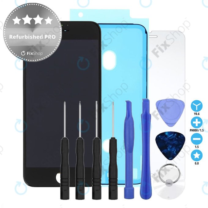 LCD Display Assembly για iPhone 8, SE (2020) | SE (2022) | Multipack | Μαύρο, Black | Refurbished PRO | 5 Pack