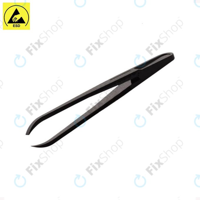 Πλαστική Αντιστατική Λαβίδα με Λεπτή Κυρτή Μύτη