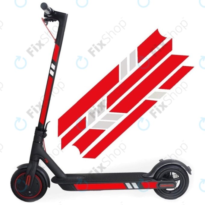 Ανακλαστικά Αυτοκόλλητα (B) για Xiaomi Mi Electric Scooter 1S | 2 M365 | Essential | Pro | Pro 2
