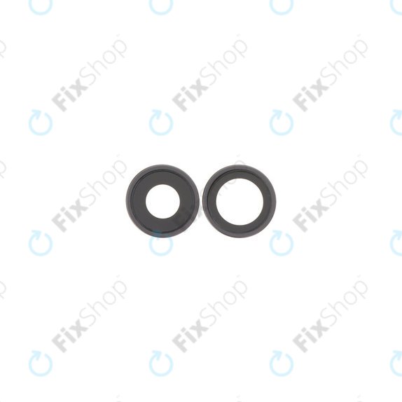 Φακός Πίσω Κάμερας με Πλαίσιο για iPhone 17, Black, 2τμχ