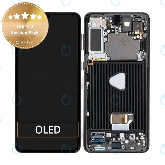 LCD Display Assembly για Samsung S21 Plus | G996B | Phantom Black | Service Pack