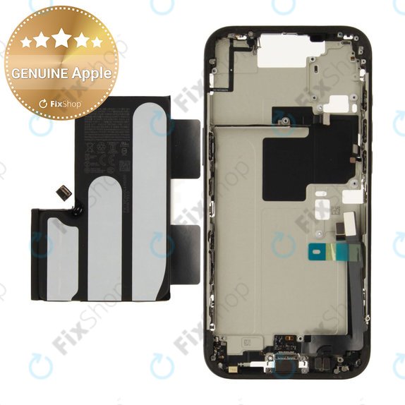 Μεσαίο πλαίσιο με μπαταρία για iPhone 16 Pro Max | Black Titanium | ZD076-00693 | Genuine Apple