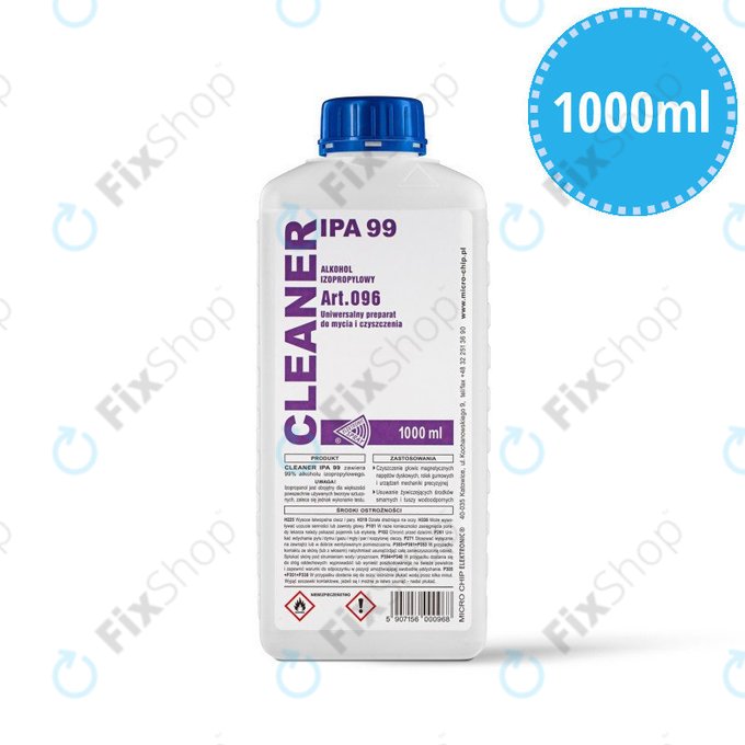 Ισοπροπανόλη 99%, 1000 ml, Cleanser IPA