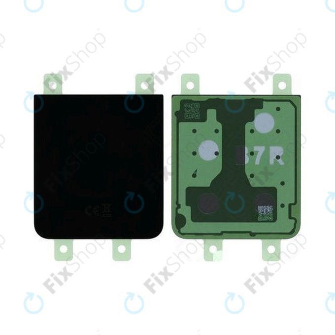 Καπάκι Μπαταρίας Πλήρες για Samsung Z Flip 7 FE F761B, Μαύρο, Μαύρο, Black