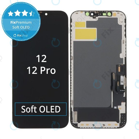 Οθόνη Soft OLED για iPhone 12, 12 Pro, Αφής με πλαίσιο, DIAGNOSTIC