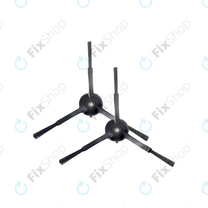 Πλαϊνή Βούρτσα (2τμχ) για Xiaomi Mi Robot Vacuum Mop-series | Roborock-series | Xiaowa-series | Black