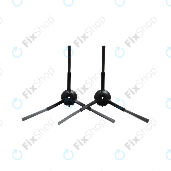 Πλαϊνή Βούρτσα (2τμχ) για Roidmi EVE Plus | Μαύρο | Black