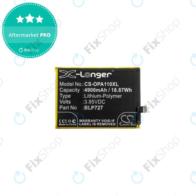 Μπαταρία για Oppo A11x, BLP727, 4900mAh, HQ