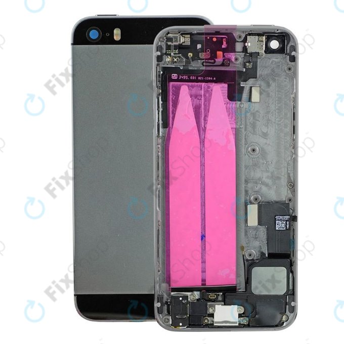 Πίσω Κάλυμμα με Μικρά Ανταλλακτικά για iPhone SE | Διαστημικό Γκρι | Space Gray