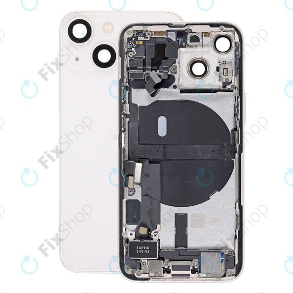 Πίσω Κάλυμμα με Μικρά Ανταλλακτικά για iPhone 13 Mini | Λευκό του Άστρου | Starlight