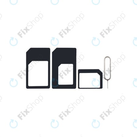 Αντάπτορας SIM 3in1 (NanoSIM, MicroSIM, MiniSIM) + Ανοιχτήρι Υποδοχής SIM