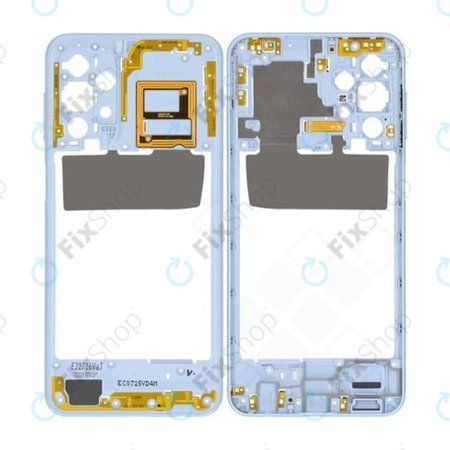 Μεσαίο Πλαίσιο για Samsung A23 A236B | Awesome Blue | GH98-47823C | Genuine Service Pack