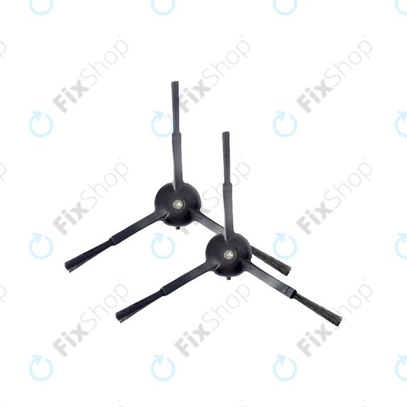 Πλαϊνή Βούρτσα (2τμχ) για Xiaomi Mi Robot Vacuum Mop-series | Roborock-series | Xiaowa-series | Black