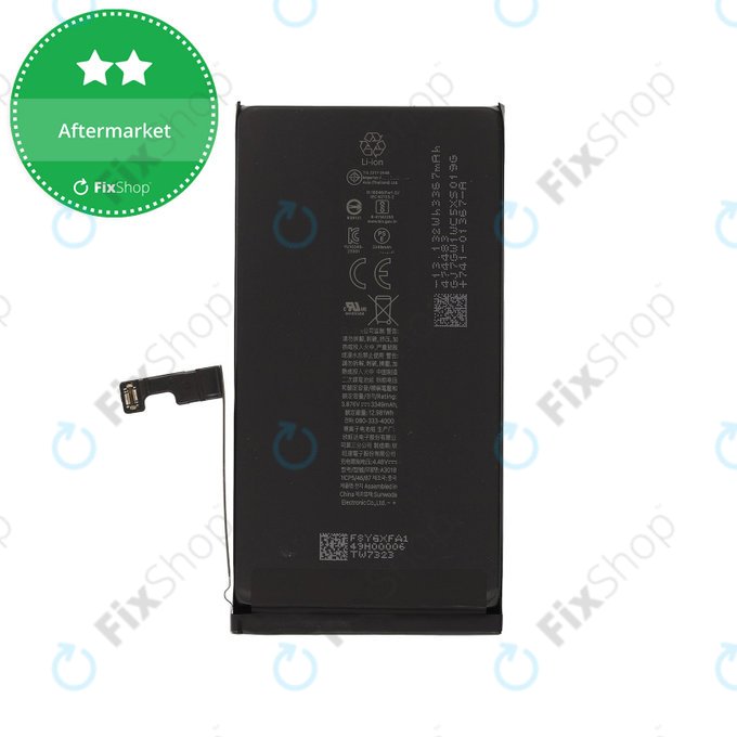 Μπαταρία για iPhone 15, A3018, 3349mAh
