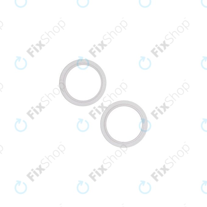 Πλαίσιο Φακού Πίσω Κάμερας (2τμχ) για iPhone 13 | 13 Mini | Λευκό του Άστρου | Starlight