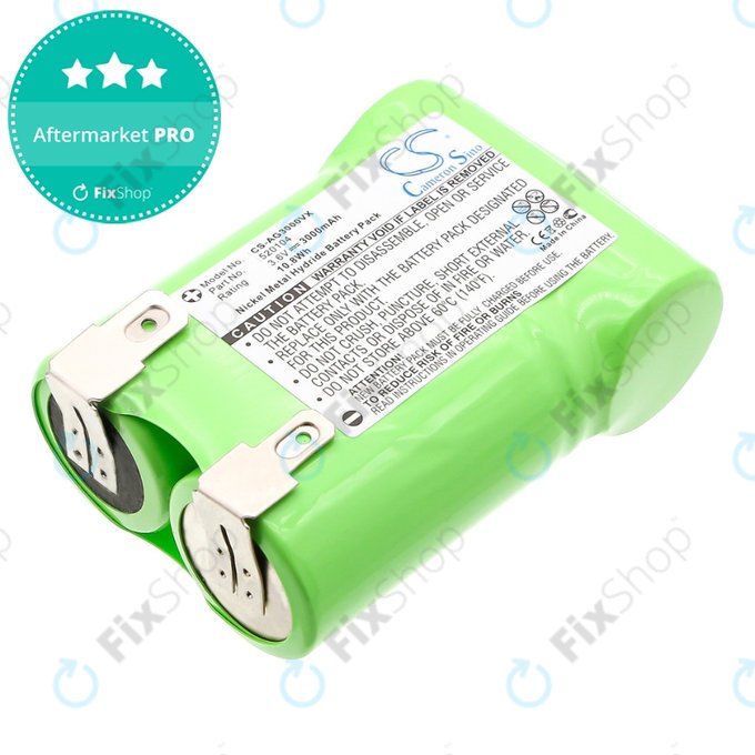 Μπαταρία για AEG Electrolux Junior 3000, 520104, 3.6V, 3000mAh, HQ