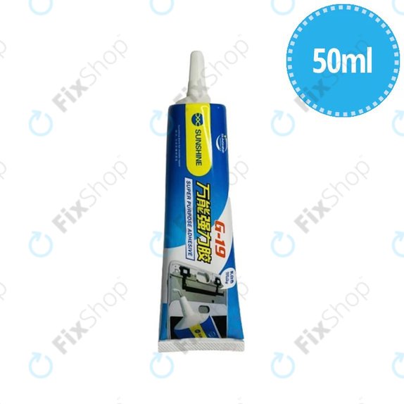Universal Κόλλα Sunshine G-19 - 50ml | Λευκό | White