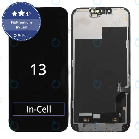 Οθόνη In-Cell FHD για iPhone 13, Αφής με πλαίσιο, FixPremium