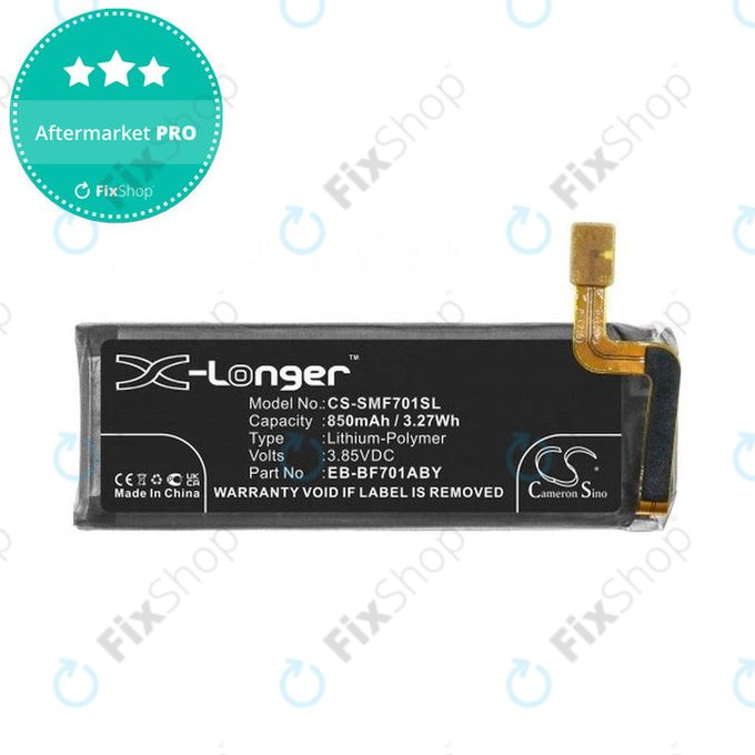 Μπαταρία για Samsung Z Flip F700N, EB-BF701ABY, 850mAh, HQ