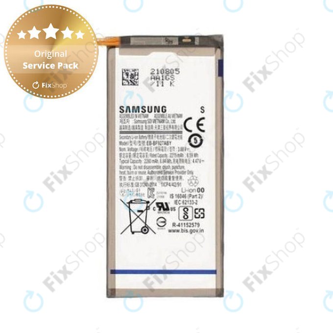 Μπαταρία για Samsung Z Fold 3 F926B, GH82-26237A, EB-BF927ABY, 2280mAh, Service Pack