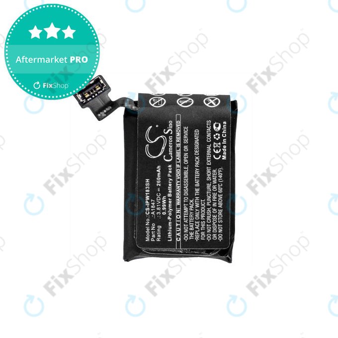 Μπαταρία για Apple Watch 3 38mm, GPS, A1847, 260mAh, HQ