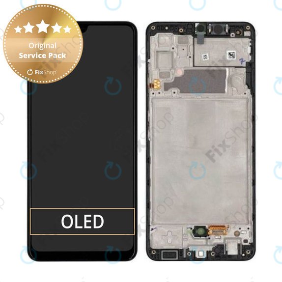 Συγκρότημα οθόνης για Samsung A32, A325F, GH82-25566A, GH82-25579A, Awesome Black, Service Pack