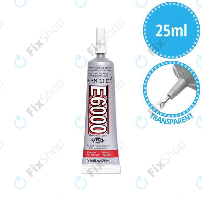 Κόλλα E6000 - 25ml (Transparent)