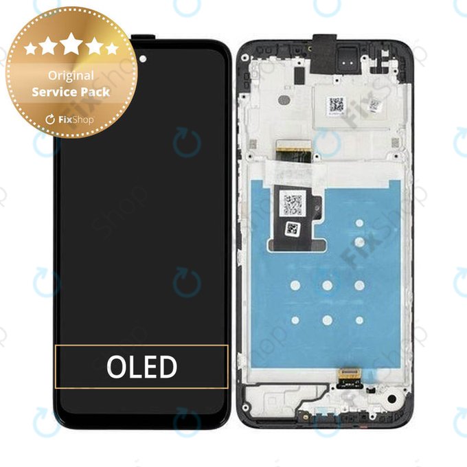 LCD Display Assembly για Motorola Moto G13 | Matte Charcoal | Service Pack