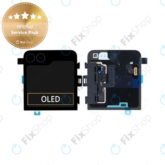 Συγκρότημα οθόνης για Samsung Z Flip 6, F741B, External, Crafted Black, Service Pack