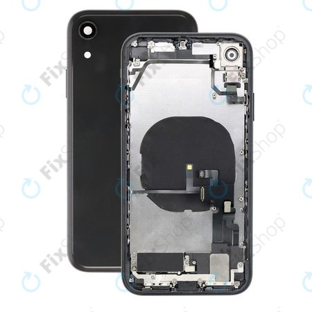 Πίσω Κάλυμμα με Μικρά Ανταλλακτικά για iPhone XR | Μαύρο | Black