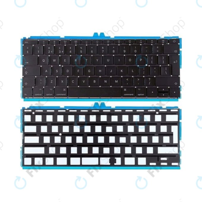 Πληκτρολόγιο + Backlight UK για MacBook 12" A1534 (Μέσα 2017)