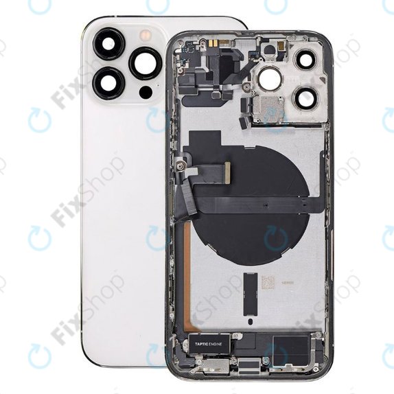 Πίσω Κάλυμμα με Μικρά Ανταλλακτικά για iPhone 13 Pro Max | Ασημί | Silver