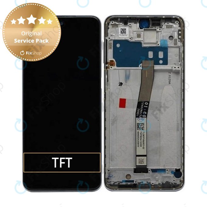 LCD Display Assembly για Xiaomi Redmi Note 9 Pro | Interstellar Grey | Service Pack