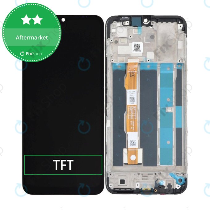 LCD Display Assembly για Vivo Y16 | V2204 | V2214 | Stellar Black | Aftermarket