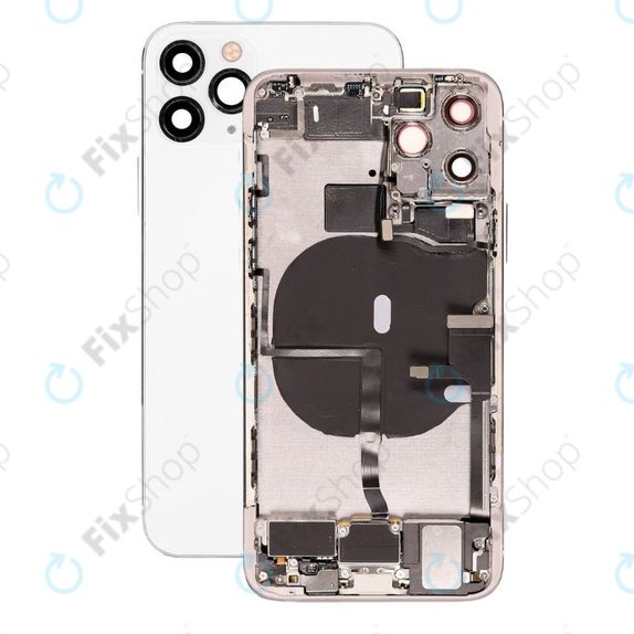 Πίσω Κάλυμμα με Μικρά Ανταλλακτικά για iPhone 11 Pro | Ασημί | Silver
