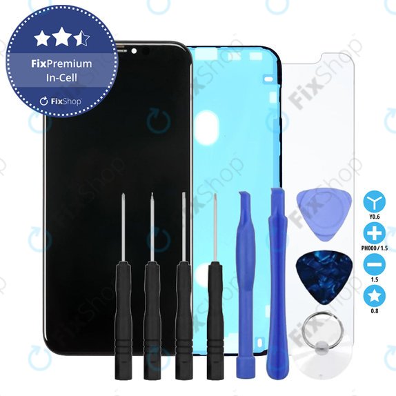 Οθόνη In-Cell για iPhone XR, Αφής με πλαίσιο, Κόλλα (Adhesive), Προστατευτικό Γυαλί, Εργαλεία, FixPremium