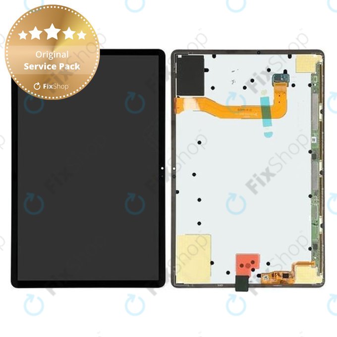 LCD Display με Touch Screen για Samsung Tab S7 Plus | T970N | T976B | GH82-23864A | GH82-23407A | Mystic Black | Service Pack